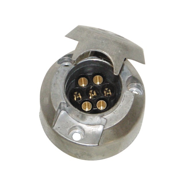 Socle Femelle 7 Plots Metal ALU référence fournisseur 1212240